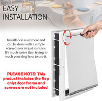 TonGass 10" x 18" Pet Door Flap Large Transparent Dog Door Flap - 2 / Extra Large - image 4