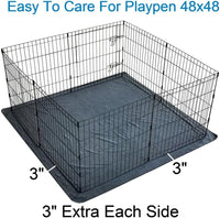 2Pack 36"x36" Pee Pads Washable Waterproof Rugs for Dog Training – Essentials for Dogs - 54x54 Inch（Pack of 2) - image 3