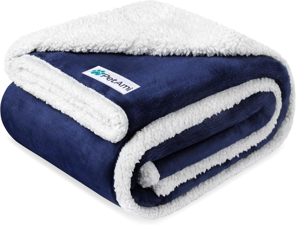 PetAmi Waterproof Dog Blanket for Medium Large Dog Pet, 60x40 - Large 60 X 40 Inches / Blue