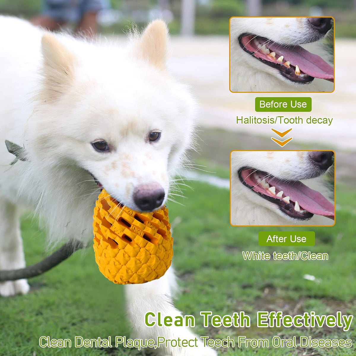 Indestructible Pineapple Dog Toy - 6.7 In - image 4