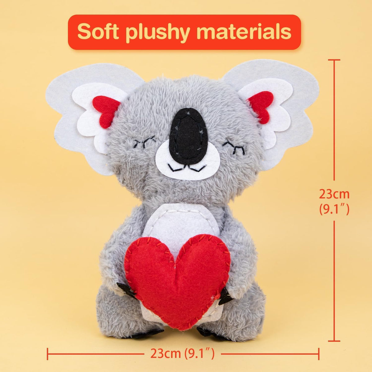 Avenir My First Sewing Kit for kids with a finished unicorn plush and pre-cut fabric pieces - view 17