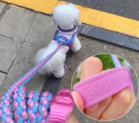 Reflective Dog Leash 2/3/4/6/10ft Braided 1/2" Strong Nylon Rope – Essentials for Dogs - 4ft * 1/2" / Pink - image 4