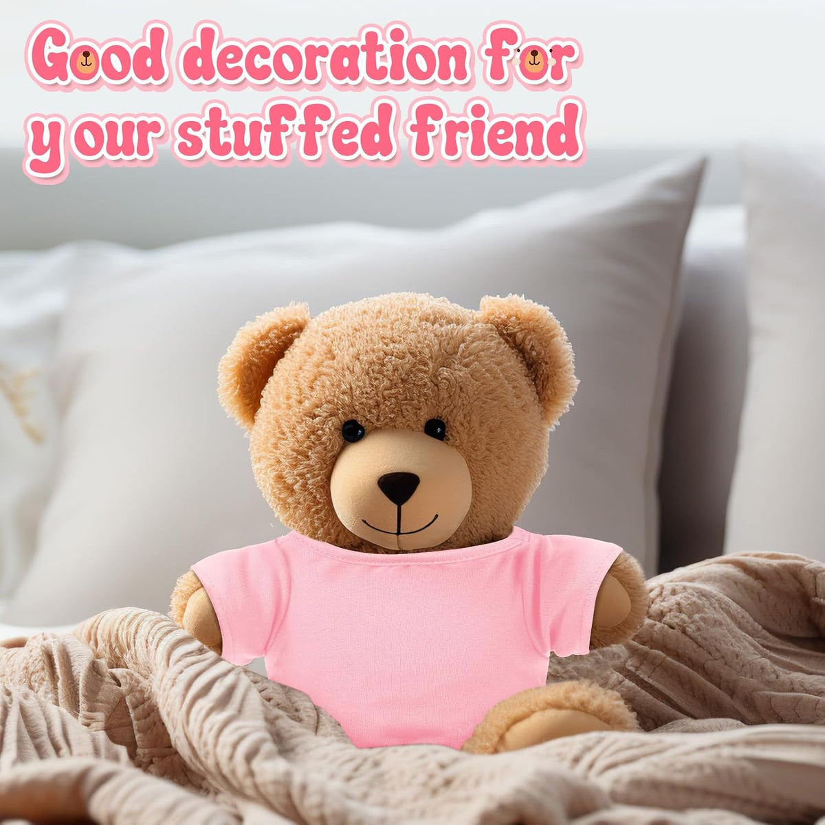 Litherr S blank sublimation stuffed animal shirt for 8-12 inch plush bears - view 9