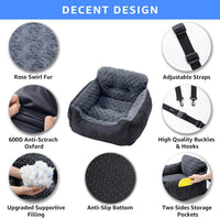 Dog Car Seat for Small Dogs - Black - image 3