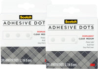 Scotch Adhesive Dots, Medium, 300 Dots/Pack, Easy Dispensing
