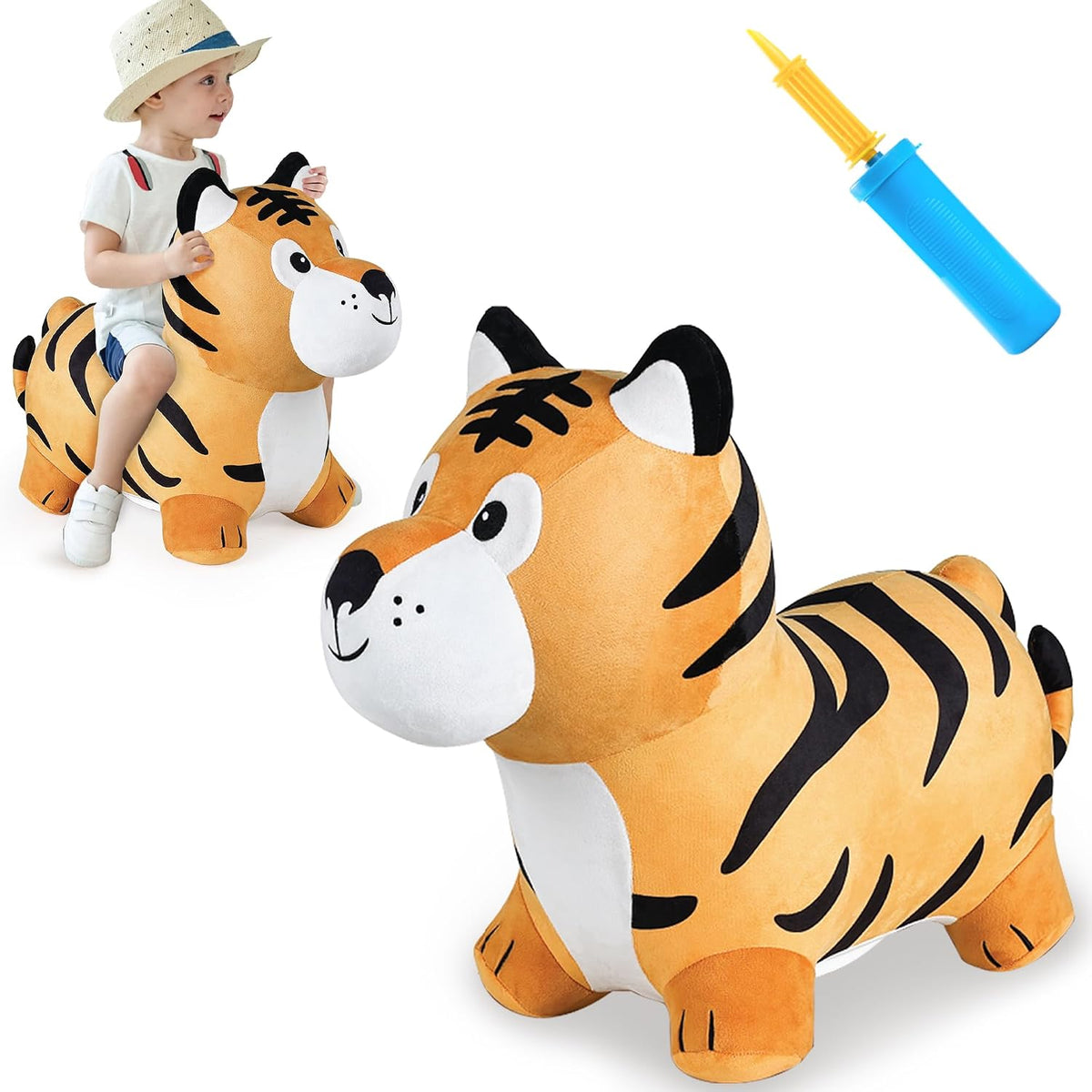 Bouncy Pals Bull Hopping Horse - Tiger