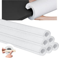 Hanaive jumbo pool noodles, 40 inch hollow EPE foam tubes in black, 4 pack - view 4