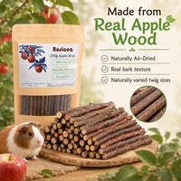 Apple Chew Sticks 100g Mini Molar Toys for Small Pets – Essentials for Small Pets - 9.5 Ounce (Pack of 1) - image 2