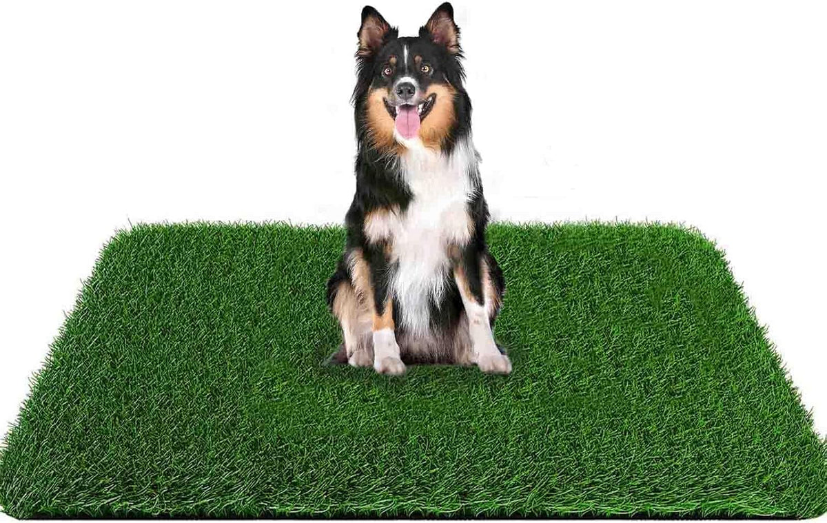 Fake Grass Pad for Dogs Potty Training Artificial Turf - 59.1x40 Inch / Green
