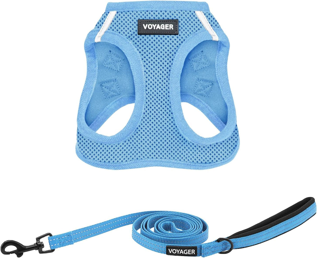 Best Pet Supplies Voyager Step-in Air All Weather Mesh Harness - Baby Blue / S (Chest: 14.5 - 16")