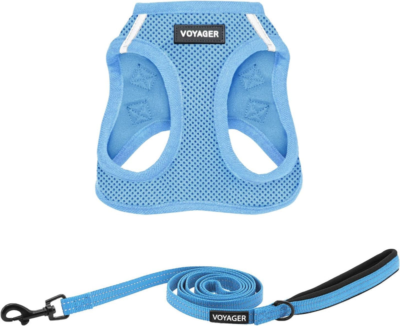 Best Pet Supplies Voyager Step-in Air All Weather Mesh Harness - Baby Blue / S (Chest: 14.5 - 16")