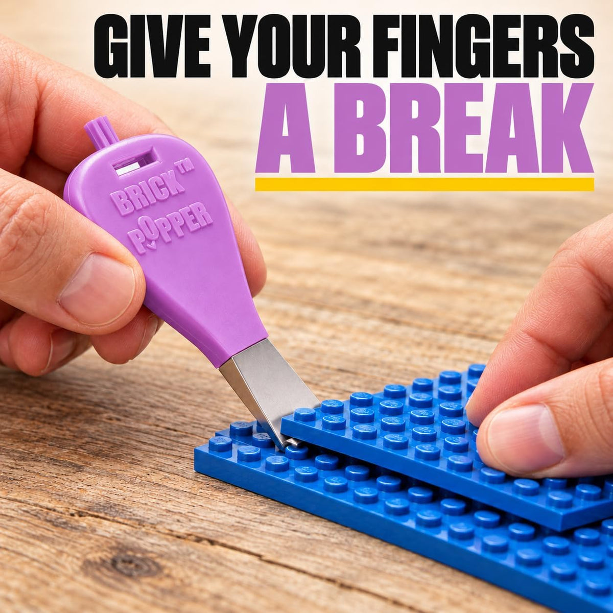 Brick Popper Brick Separator Tool, Building Block Remover Gadget - Purple - image 2