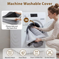 Washable Orthopedic Dog Bed - Grey / 36"L x 27"W x 6.5"Th - image 4