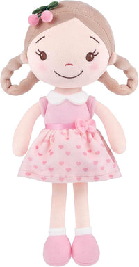 GAGAKU soft baby doll in a floral print rag doll style for toddlers - view 5