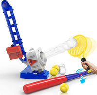 iPlay, iLearn Kids Pitching Machine Toys - Blue