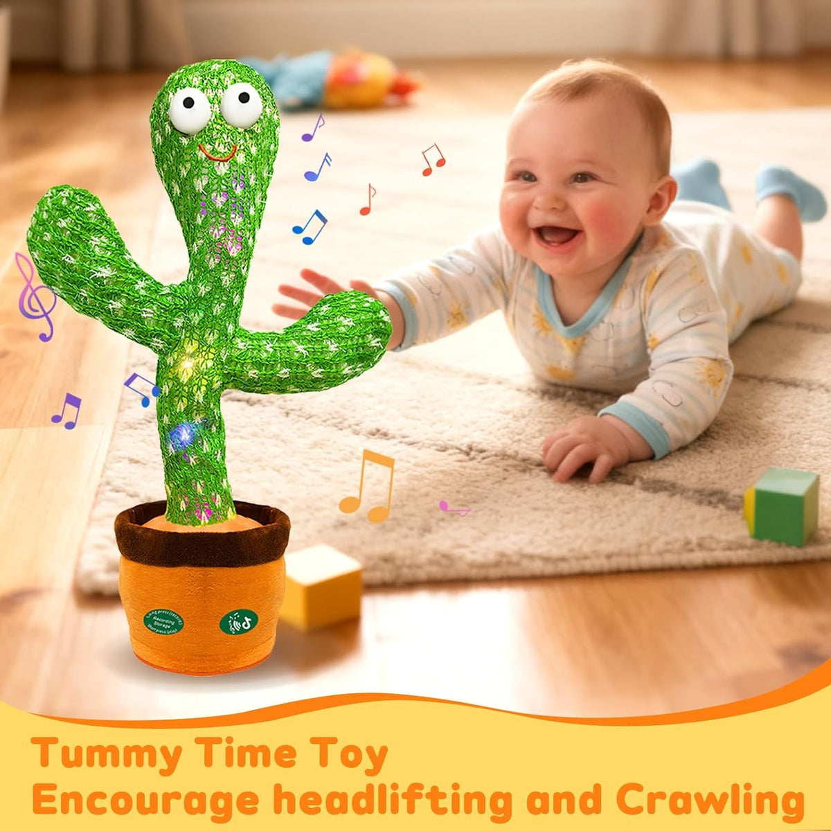 Hunfur Interactive Dancing Talking Cactus Toy - image 3