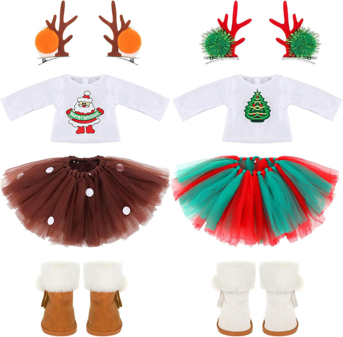 Kajaia 8 Pcs 18 Inch Doll Swimsuits Clothes and Accessories – Fun for Kids & Family - Classic / Stylish