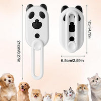 Pet Steam Brush for Dog & Cat,3-in-1 Spray Hair Removal Comb,Pet Steam Groomer Comb,Water Brush for Long & Short Haired Pets,Massage, Cleaning, Multifunctional Hair Removal Comb for Cats Dogs (White)