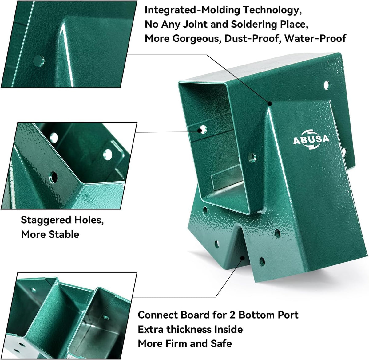 ABUSA heavy duty A-frame swing set brackets with 4 swing hangers and bolts - view 22