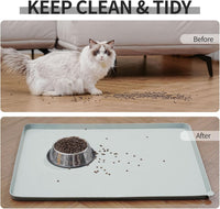 Reopet Silicone Pet Feeding Mat - Mist / 22" x 14" - image 2