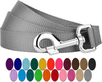 Country Brook Petz, Everyday Nylon Dog Leash - Silver / 6 Foot X 1 Inch Wide (Pack of 1) - image 3