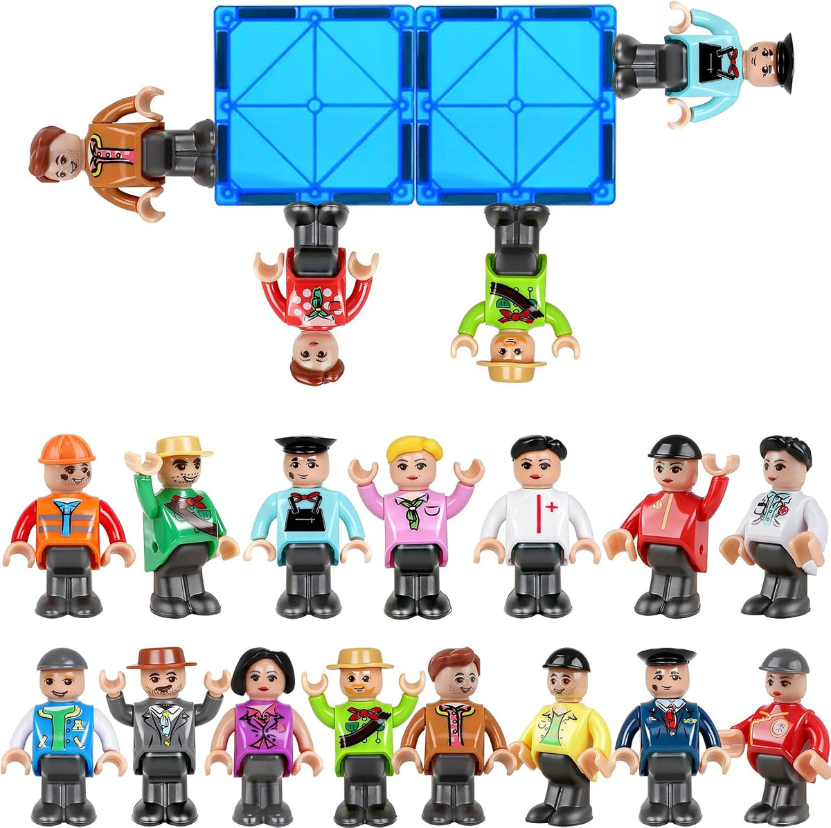 Magnetic People Figures for Kids - Magnetic People Figures