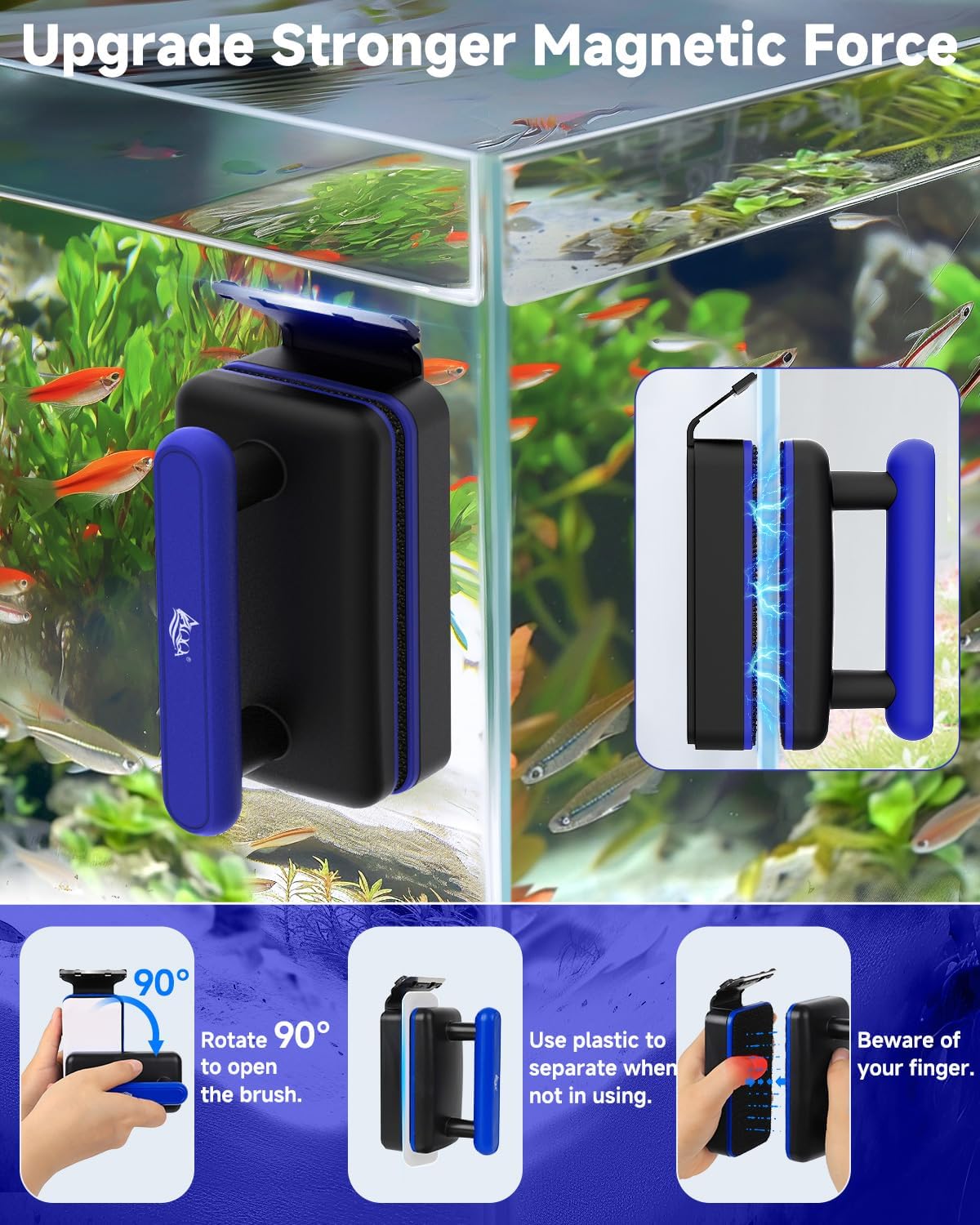 AQQA Aquarium Glass Cleaner - M - image 2