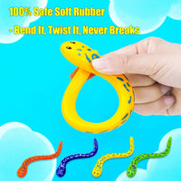 Summer Pool Toys Underwater Diving Games Dive Sticks Duck 3-Pack – Fun for Kids & Family - Snake - image 3