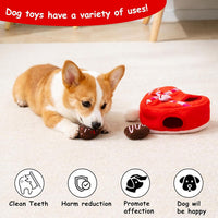 Hollypet Squeaky Hide and Seek Dog Toys for Small and Medium Dogs - Chocolate - image 4