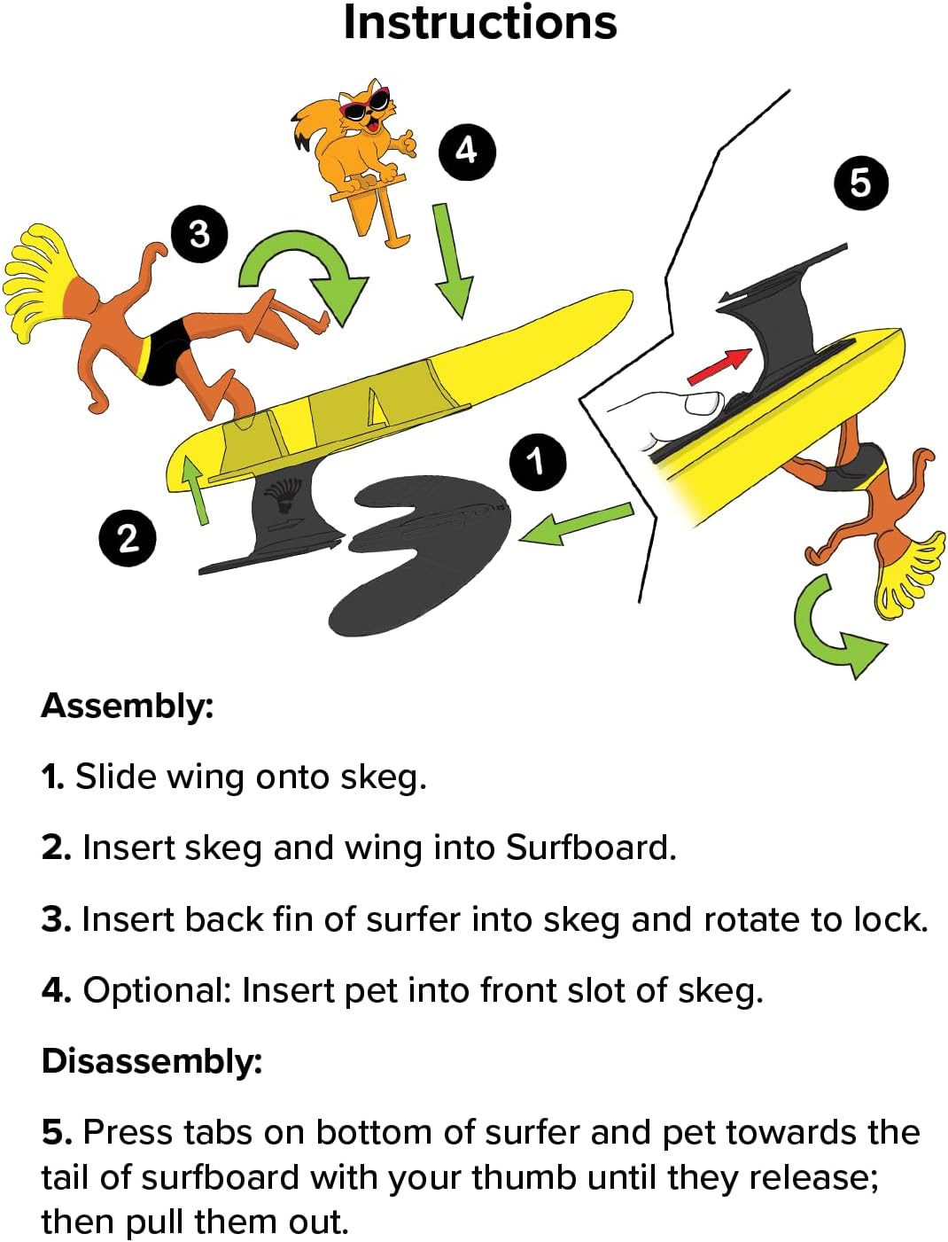 Surfer Dudes Classics Wave Powered Mini-Surfer and Surfboard Toy - Hanalei Harry - image 4