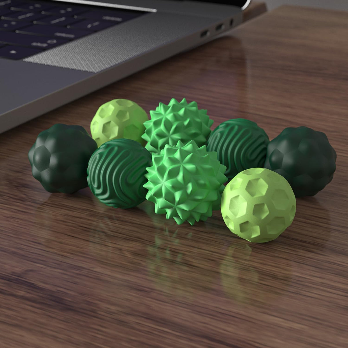 Magnetic Fidget Balls for Adults & Teens - Green (8-pack) - image 2