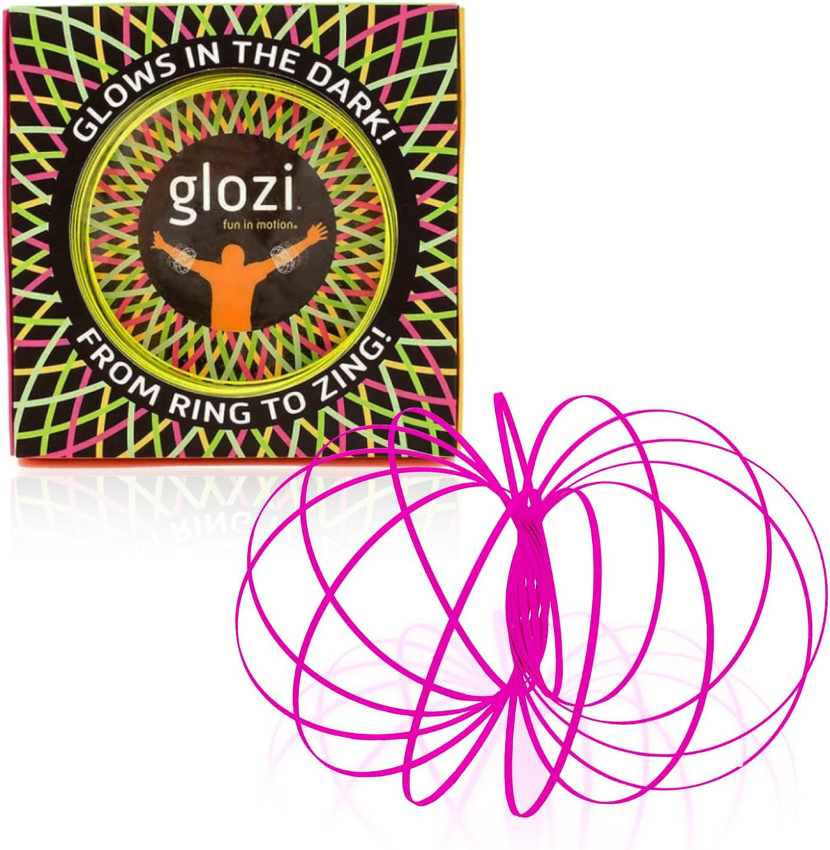 Mozi Geometric Magic Flow Bracelet, Easy to Use - Glozi / Glowing Pink