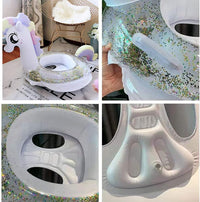Umbresen Baby Swimming Float - Sequins Unicorn - image 3