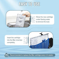 Erreloda 6 Packs Extra Small Filter Cartridges Replacement Compatible with Aqueon QuietFlow E Internal Power Filter Size 3