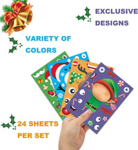 Pumpkin Decorating Kit, 24 Sheets Halloween Pumpkin Stickers Decorations – Fun for Kids & Family - Christmas - image 2