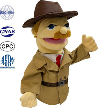 16" Puppets Entriloquist Puppet - H-detective - image 2