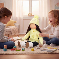 Bencailor 18 inch doll clothes set with jacket, vest, pants, hat and high boots in Christmas cowgirl - view 14