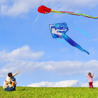 Honbo large mermaid delta kite for kids and adults in bright colors - view 9