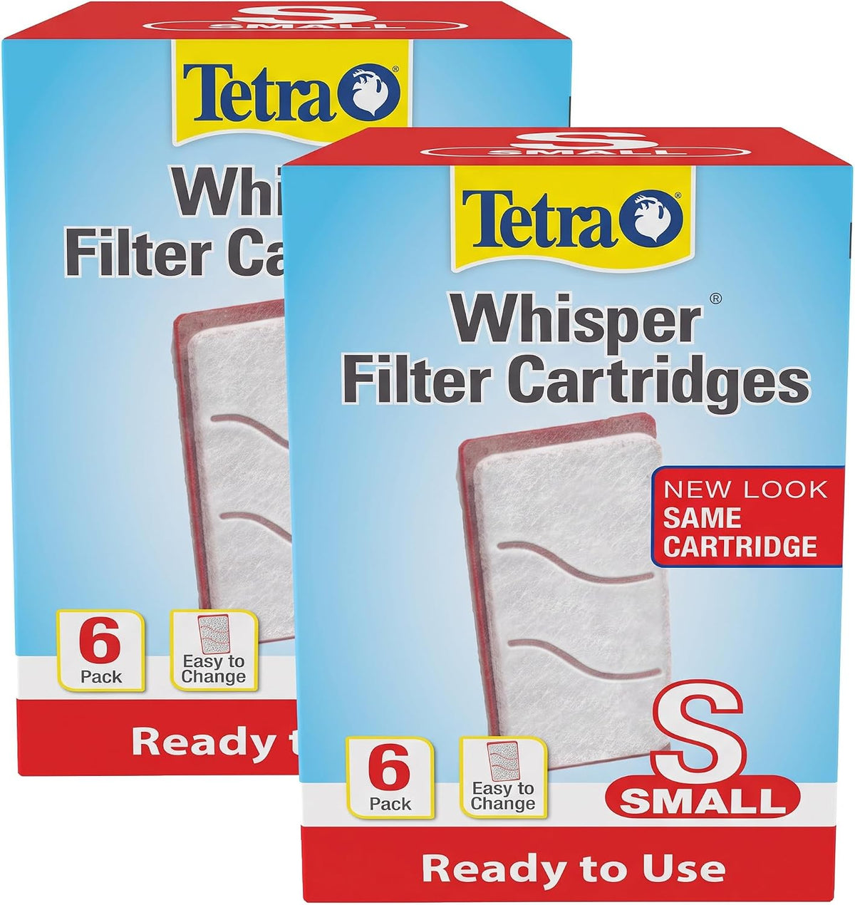 Tetra Whisper Small Filter Cartridges for Aquariums - 6 Count / 6 Count (Pack of 2)