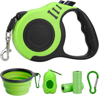 PETIMP Retractable Dog Leash Lightweight 16FT Leash Set – Essentials for Dogs - GREEN