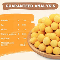 Freeze Dried Cat and Dog Treats, Limited Ingredient Quail Egg Yolk Healthy Tasty Snacks for Training 8.8 Ounce