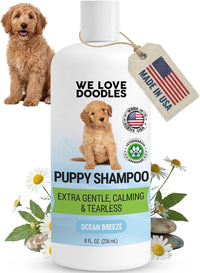 Puppy Shampoo & Conditioner, Tearless Hypoallergenic Wash - Ocean Breeze