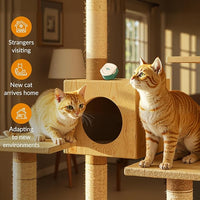 Cat Calming Diffuser – for Travel, Car & Home Use, Pheromone Diffuser for Cats & Kittens to Reduce Anxiety and Stress, No Electricity Needed, Long-Lasting Calming Support (2 Pack)