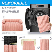 Luxurious Dog Couch Bed, Dog Couch Cover - XX-Large(51.1*41.3*6 In) / Pink - image 3
