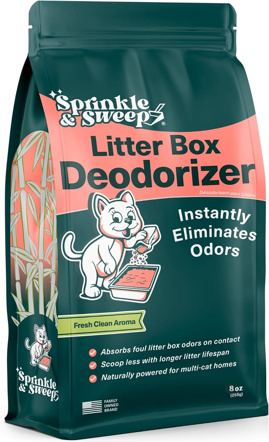 Sprinkle & Sweep: Litter Box Deodorizer - 1 Bag