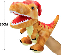 Marine Animals Hand Puppets for Kids, Toddler Includes Sharks - Parasaurolophus / Dinosaurs - image 2