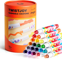 Jar Melo Jumbo Crayons for Toddlers - 24 Colors
