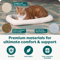FurHaven Dog Bed for Extra Small Dogs & Cats - X-Small / Cream - image 4