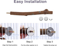 CozyCabin Natural Bird Perch Stand for Cage - image 4