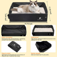 Cat Carrier with Litter Box - Whole Black - image 4